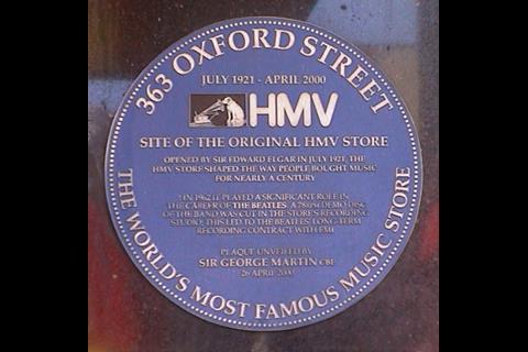 Plaque at 363 Oxford Street